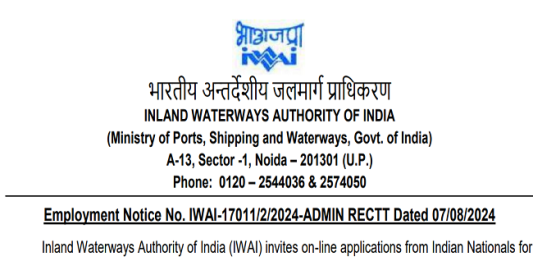 IWAI Recruitment 2024: Recruitment for posts including MTS, Store Keeper, Car Driver in IWAI, will get good salary