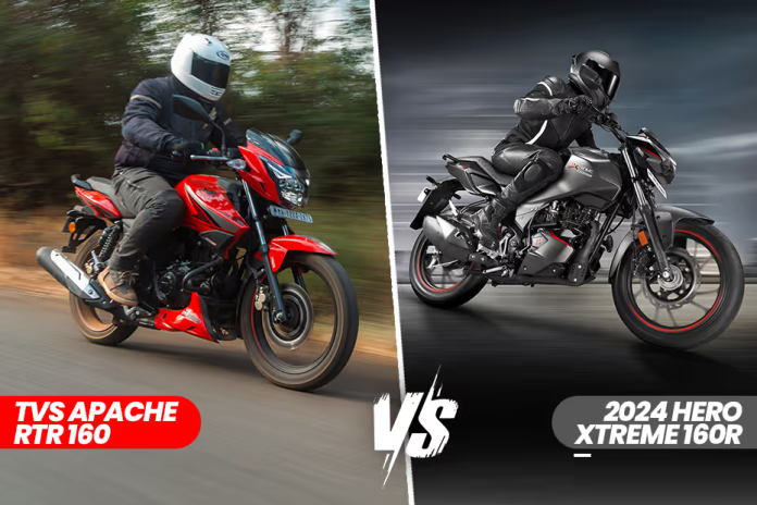 Hero Xtreme 160R 2V VS TVS Apache RTR 160 2V: Who is better in terms of price, performance and mileage