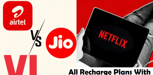 All recharge plans with free Netflix: Jio, Airtel and Vi all part of the list