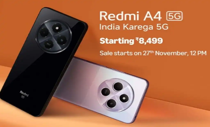 Redmi A4 5G first sale today, know the price, features and more